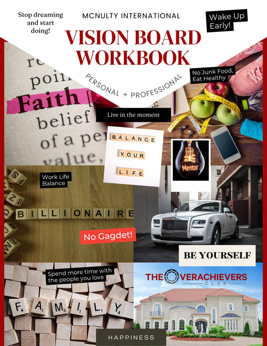 Vision Board Workbook: Personal + Professional Goal